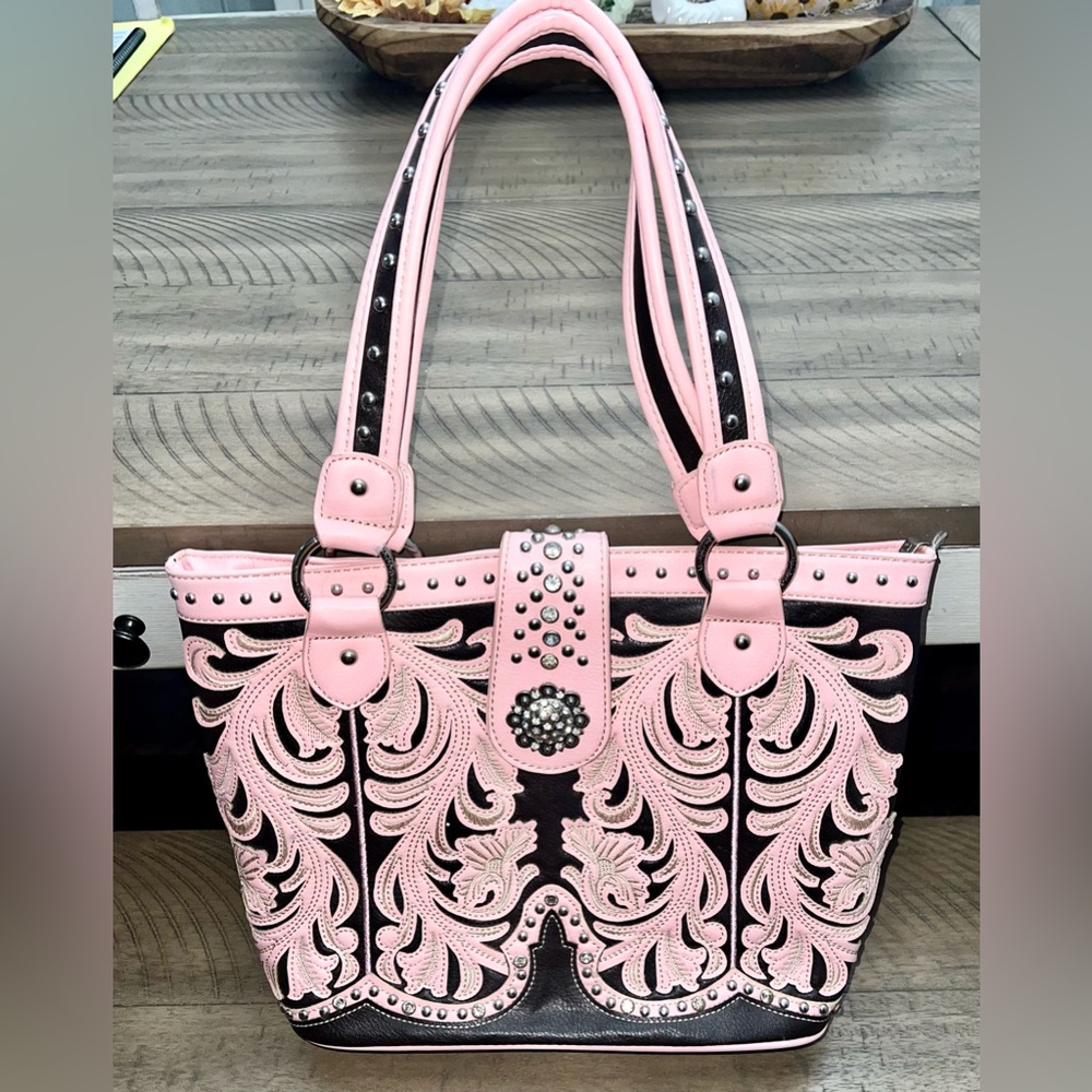 Montana West leather conceal carry purse